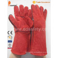 Red Cow Split Welder Safety Gloves Dlw615